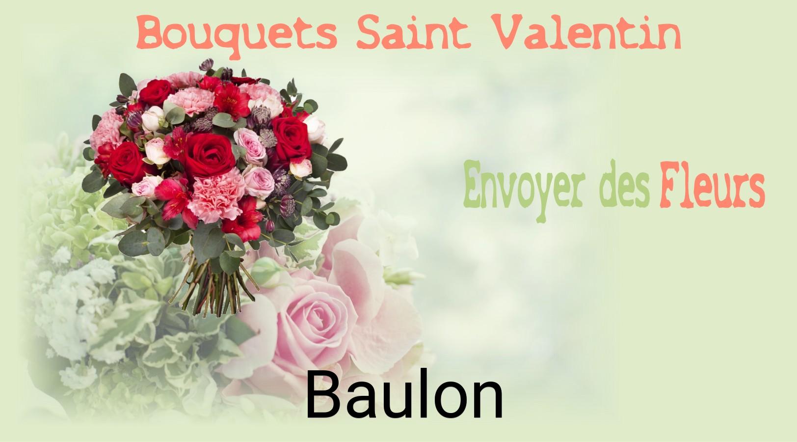 Roses de Saint-Valentin livrées à Baulon